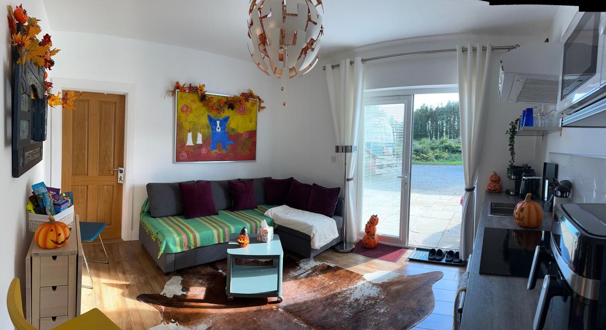 Forest Path Luxury Studio Apartment With Large Bedroom Bathroom And Sauna Sleeps Up To 4 Ballynahinch ภายนอก รูปภาพ